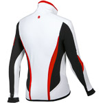 Sportful Apex 3 Windstopper Bunda biela/červené a čierne prvky