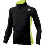 Sportful Light SoftShell detská bunda čierna/krikľavožltá