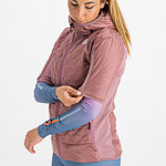 Sportful RYTHMO dámska PUFFY bunda krátky rukáv fialové