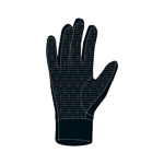 SPORTFUL XCOUNTRY LYCRA CHICCO GLOVES BLACK