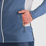 SPORTFUL XCOUNTRY SQUADRA JACKET NATURAL GRAY/GALAXT BLUE