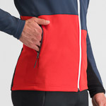 SPORTFUL XCOUNTRY ENGADIN JACKET GALAXY BLUE/TANGO RED
