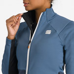 SPORTFUL XCOUNTRY ENGADIN W JACKET NATURAL GRAY/GALAXY BLUE