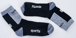 Sportful Zimné Ponožky Ciclyng, čierne sivé