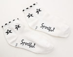 Sportful Ponožky 3 cm dámske biela-čierna