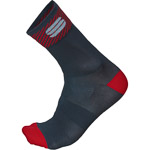 Sportful BodyFit Pro 12 ponožky tmavosivé/červené