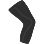 Sportful Thermodrytex Návleky na kolená čierne