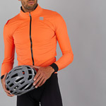 Sportful Fiandre Pro cyklo bunda oranžová