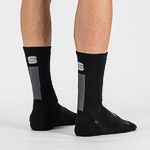 Sportful Merino Wool 18 ponožky čierne/antracitové