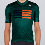 Sportful Wire Jersey Sea Moss Black Orange SDR