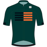 Sportful Wire Jersey Sea Moss Black Orange SDR