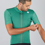 Sportful Strike dres s krátkym rukávom tmavozelený/čierny