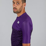 Sportful Checkmate cyklo dres fialový