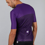 Sportful Checkmate cyklo dres fialový