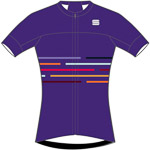 Sportful Vélodrome dámsky dres s krátkym rukávom fialový