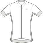 Sportful Monocrom dámsky dres svetlo sivý