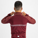 Sportful GIARA SOFTSHELL bunda tmavočervená