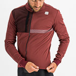 Sportful GIARA SOFTSHELL bunda tmavočervená