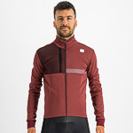 Sportful GIARA SOFTSHELL bunda tmavočervená