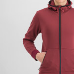 Sportful METRO SOFTSHELL dámska mestská cyklobunda vínová