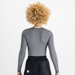 Sportful MIDWEIGHT dámske tričko s dl. rukávom sivé