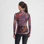 Sportful CLIFF SUPERGIARA dámsky THERMAL dres nightshade cayenna papaya