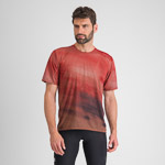 Sportful FLOW GIARA tričko cayenna red/mud