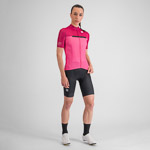 Sportful PISTA dámsky dres carmine rose cyclamen