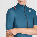 SPORTFUL CYCLING FIANDRE LIGHT  SHORT SLEEVE W JACKET TEAL BLUE