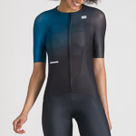 SPORTFUL CYCLING LIGHT W JERSEY TEAL BLUE/BLACK