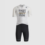 SPORTFUL FAST NOT FUN gravel kombinéza biela, čierna