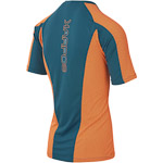 Karpos SASSONGHER tričko modrozelené/oranžové fluo