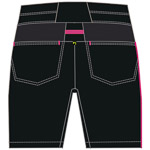 Karpos Dolada W Bermuda Black/Dark Grey