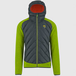 KARPOS MARMAROLE TECH JACKET DARK SLATE/LIME GREEN