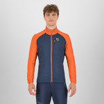 KARPOS PIZZOCCO EVO FULL-ZIP FLEECE OUTER SPACE/SCARLET IBIS