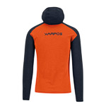 KARPOS AMBRIZZOLA FULL-ZIP HOODIE SCARLET IBIS/OUTER SPACE