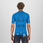 KARPOS VAL VIOLA JERSEY INDIGO B./GREEN FLUO