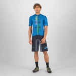 KARPOS VAL VIOLA JERSEY INDIGO B./GREEN FLUO