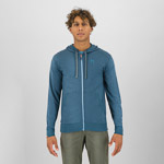 KARPOS COPPOLO MERINO FULL ZIP HOODIE STARGAZER/NIAGARA