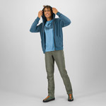KARPOS COPPOLO MERINO FULL ZIP HOODIE STARGAZER/NIAGARA