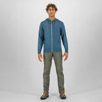KARPOS COPPOLO MERINO FULL ZIP HOODIE STARGAZER/NIAGARA