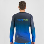 Karpos VAL DI DENTRO dres s dlhým rukávom Black/Indigo Bunting/Green Fluo