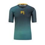 Karpos Val Di Dentro Tee Black/North Atlantic/Lemon Cur