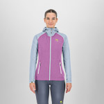 KARPOS AMBRIZZOLA W FULL-ZIP HOODIE BLOOM/MIST