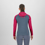 KARPOS AMBRIZZOLA W FULL-ZIP HOODIE OMBRE BLUE/INNUENDO