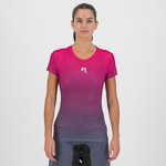 Karpos Verve Mesh W T-Shirt Ombre Blue/Cabaret