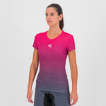 Karpos Verve Mesh W T-Shirt Ombre Blue/Cabaret