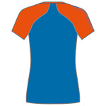 Karpos Lavaredo Detské Tričko modré/oranžové fluo