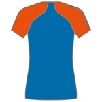 Karpos Lavaredo Detské Tričko modré/oranžové fluo