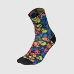 Karpos Green Fire Socks Black/Multicolor